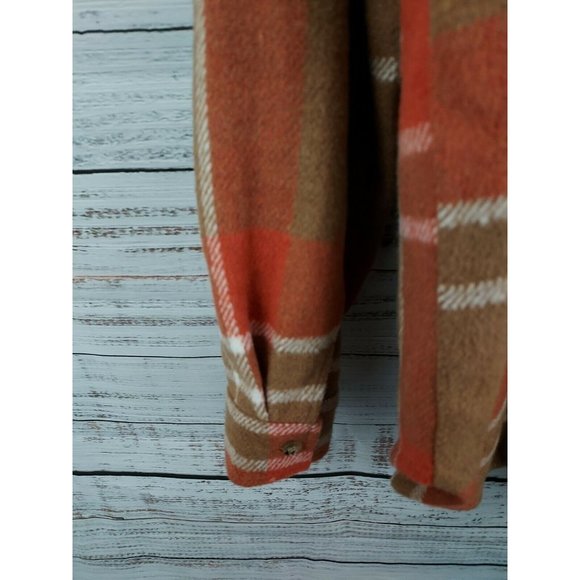 ACOA Womans Brown Plaid Jacket Western Large - Picture 4 of 6